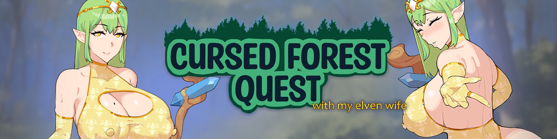 诅咒森林任务：冒险者的堕落（Cursed Forest Quest）v0.7.3 精翻汉化 游戏截图 1